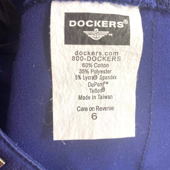 00s DOCKERS Vintage Blue Wrap Around Skort - Picture 4 of 7